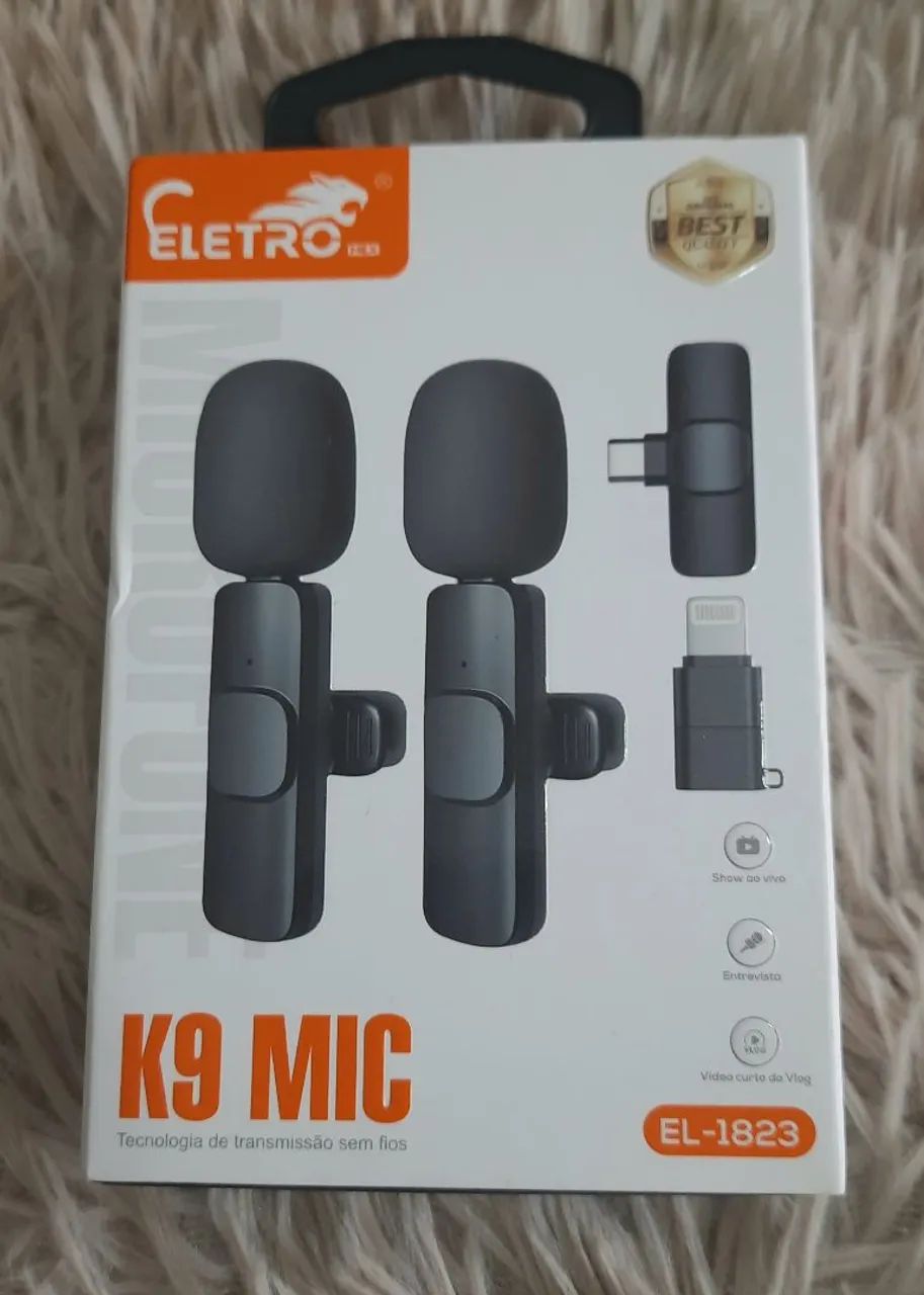 Microfone Sem Fio lapela para Celular - Gravação de Áudio de Alta Qualidade - Foto 3