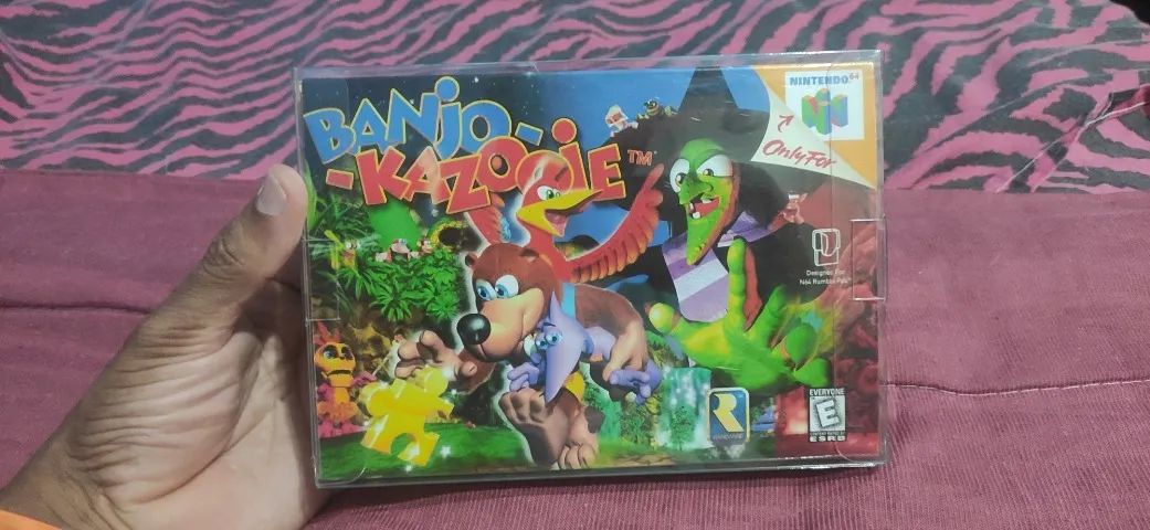 Banjo kazooi N64 original com Caixa replica - Foto 5