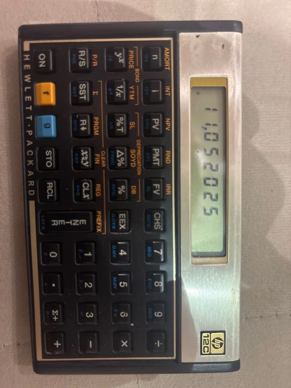 Calculadora HP 12C + capinha original