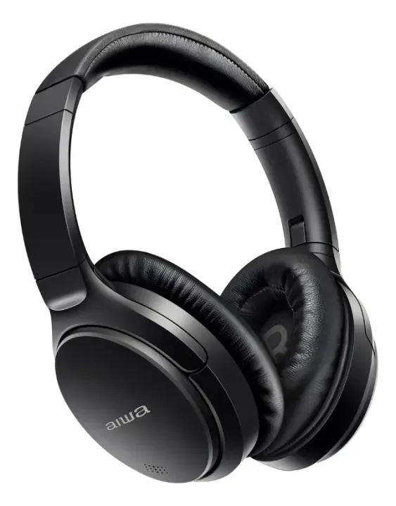Fone de Ouvido Headphone AIWA HP-01-B Bluetooth ANC Alta Definição Preto - Foto 3