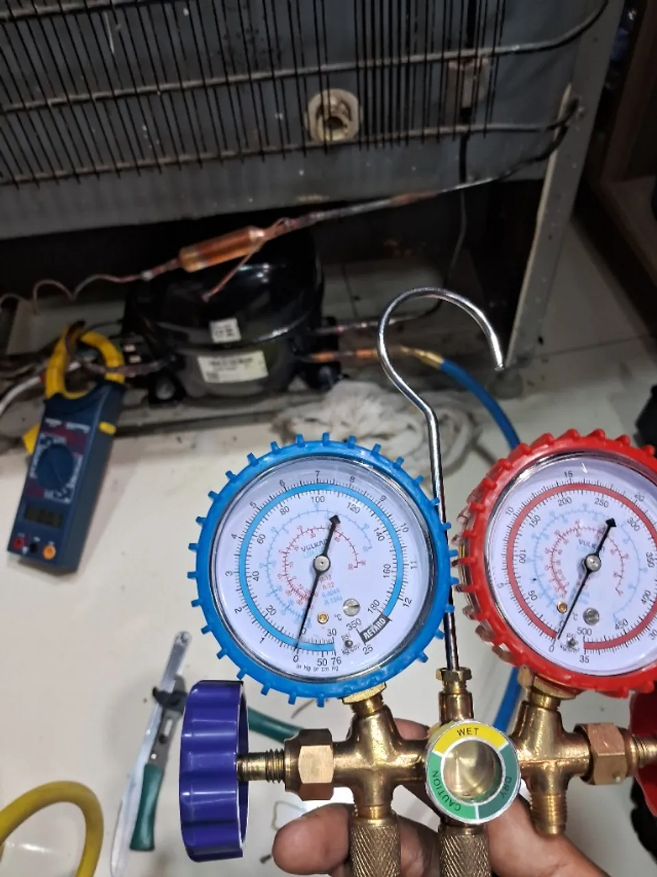 Manutenção em Refrigeradores