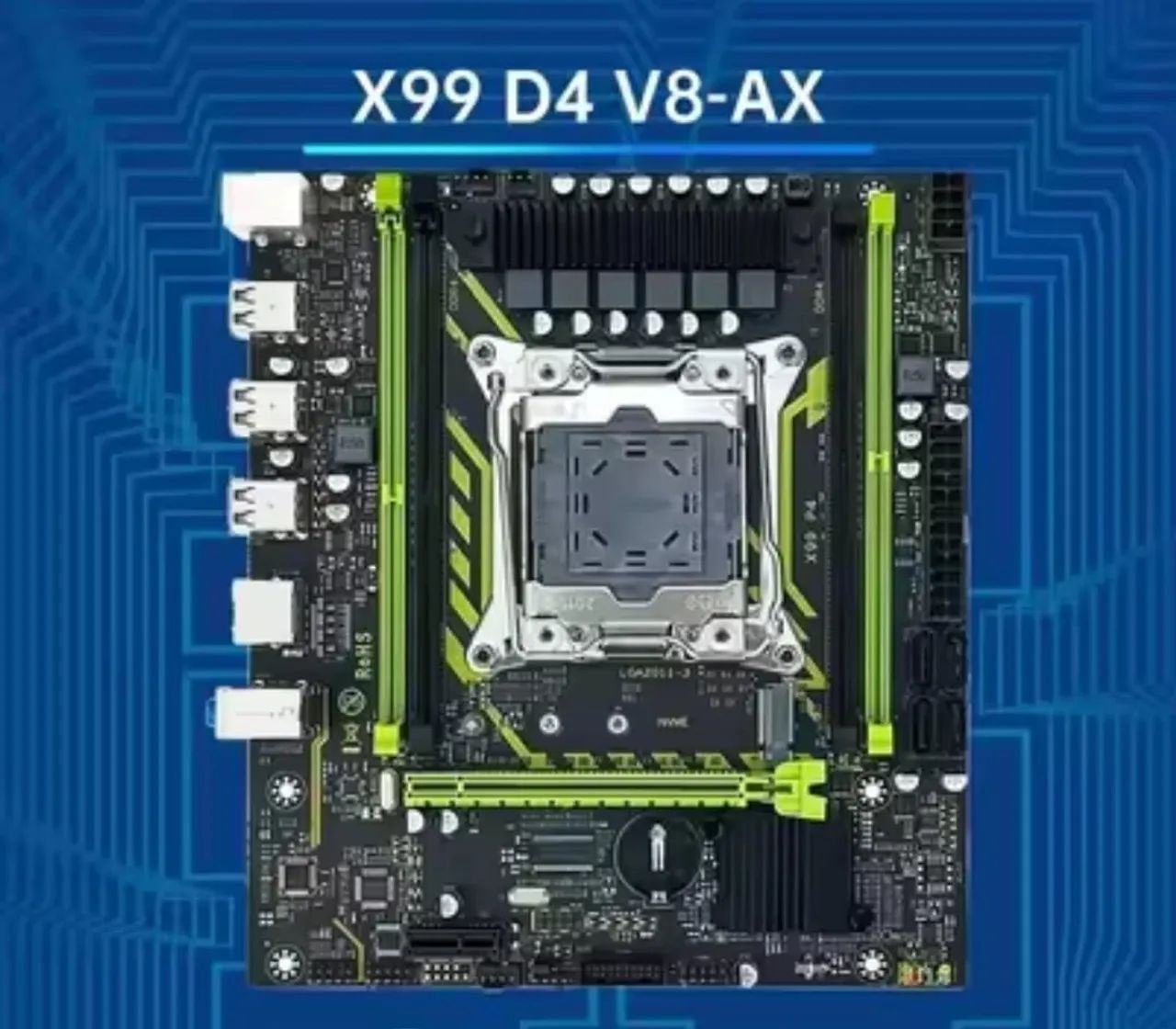 その他 9eCand9e Kit Xeon - Placa mãe X99 + Processador - Peças de Hardware
