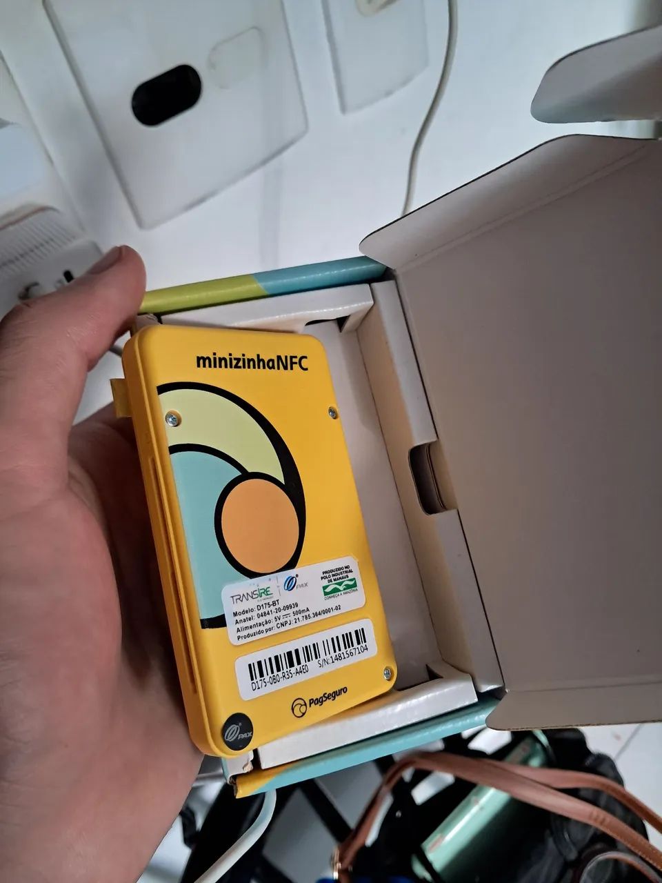 Máquina de cartão PagBank minizinha NFC - Foto 2