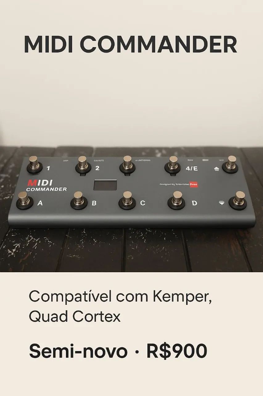 11261】 MeloAudio MIDI commander KEMPER MeloAudio MIDI Command
