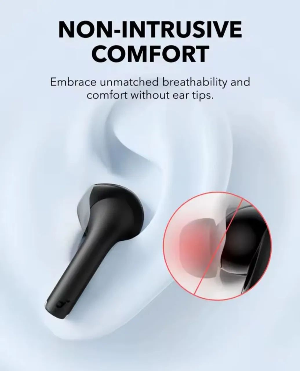 Fone de ouvido Bluetooth Anker Soundcore K20i - Foto 2