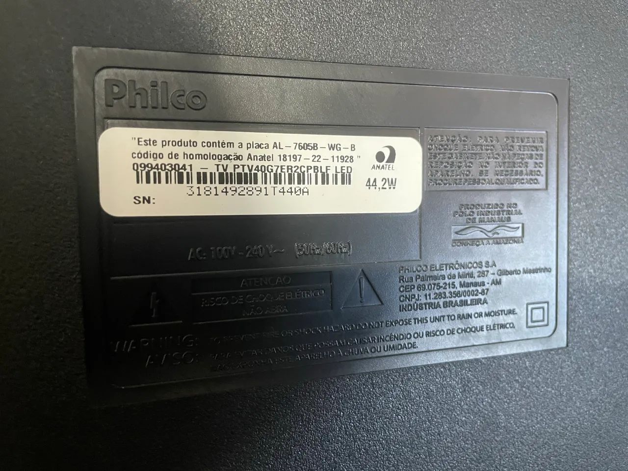 Smart Tv Philco 40 conserto ou Retirada de Peças  - Foto 5