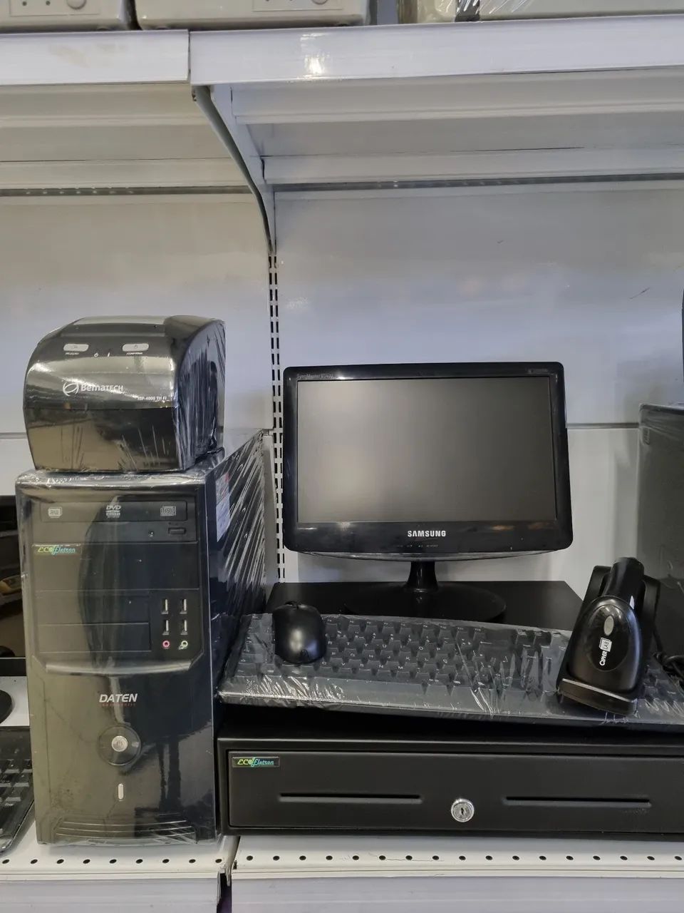 Computador Completo com Impressora + Leitor de Código de Barras + Gaveta Garantia e NF-e