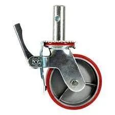 RODÍZIO P/ ANDAIMES C/ RODA DE BORRACHA 150MM