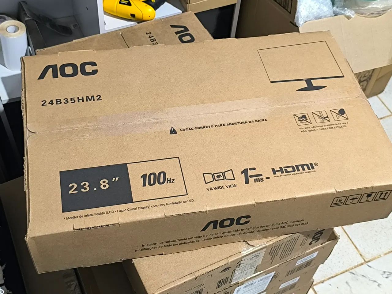 Monitor gamer AOC 24 polegadas fullhd 1ms 100hz - Foto 3