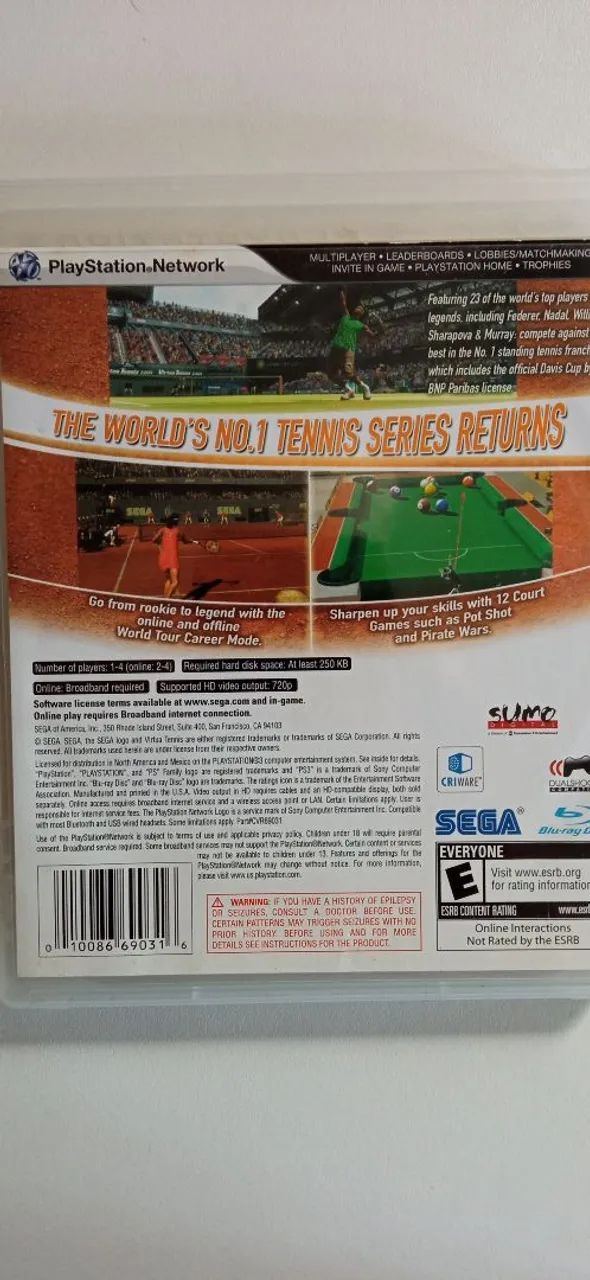 Virtual Tennis 2009 - PS3 - Foto 5