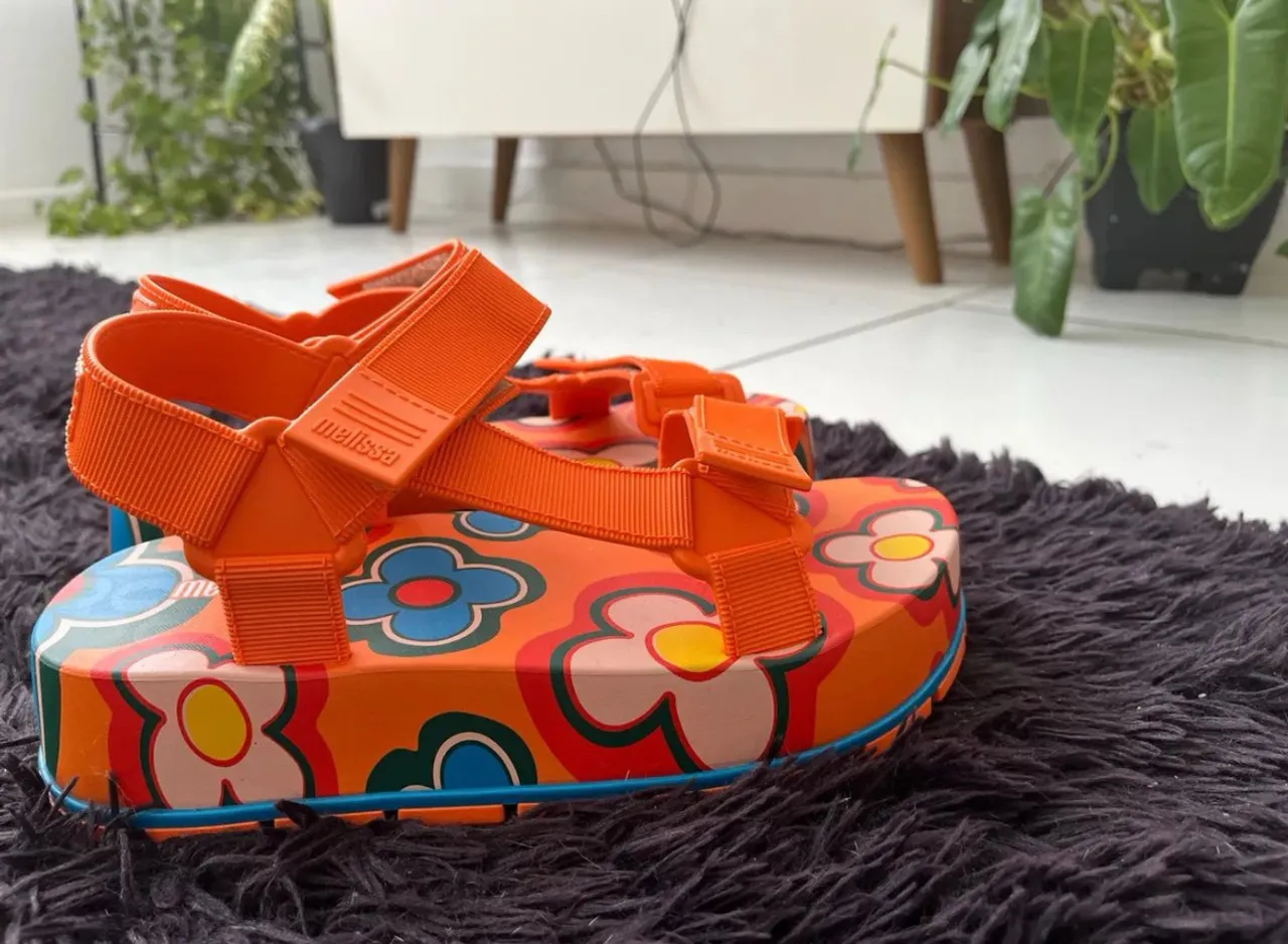 Sandália Melissa Flowing Platform