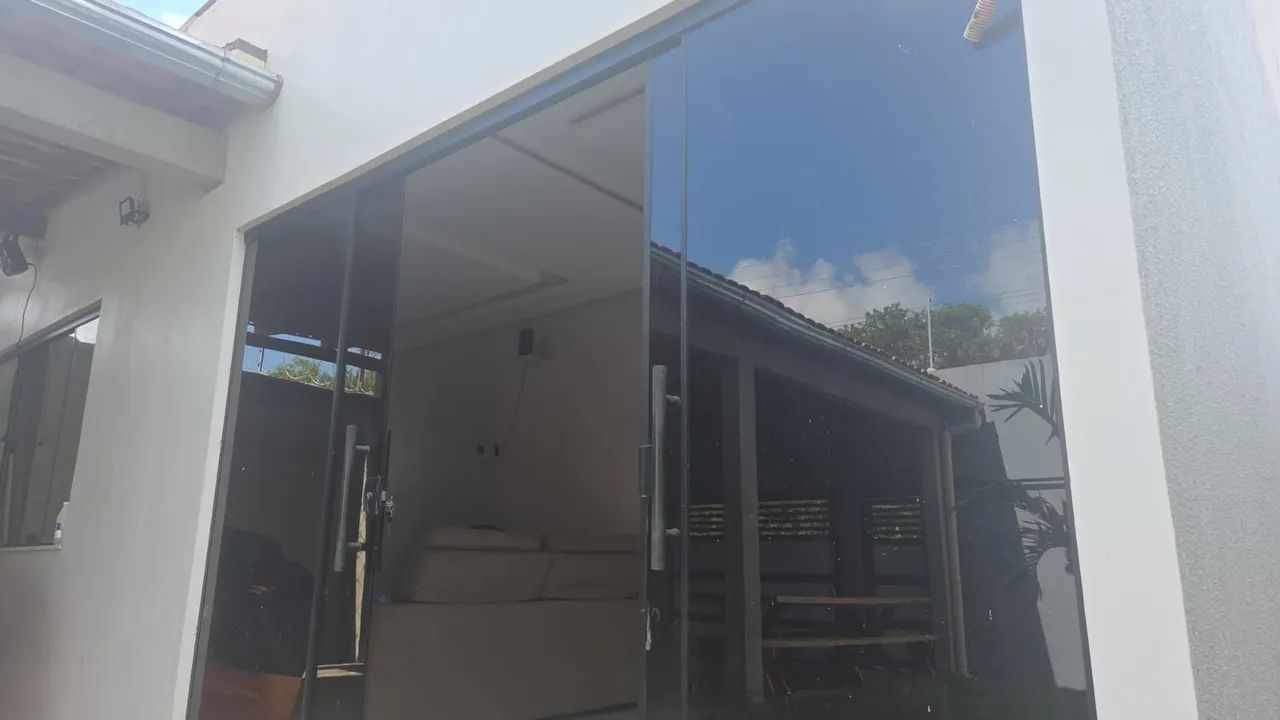 Porta de vidro de 4 folhas 3 ,06 por 2,20 - Foto 2