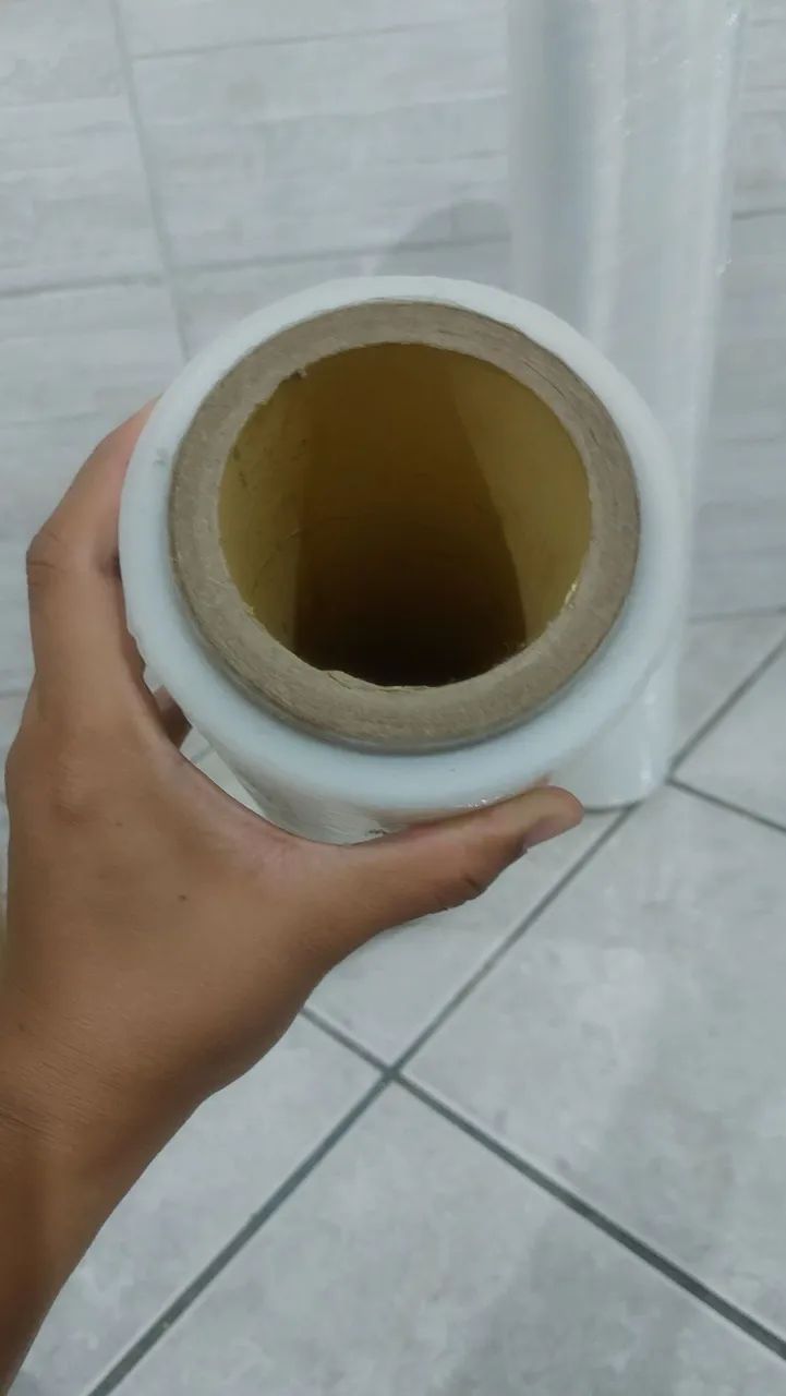 2 Rolos de Filme Stretch 2,5kg Plástico para Embalar - Foto 3