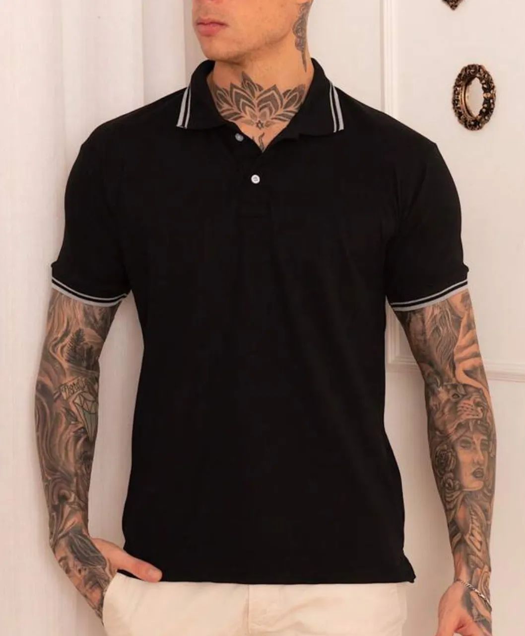 Camisas Gola Polo com Detalhes  - Foto 4