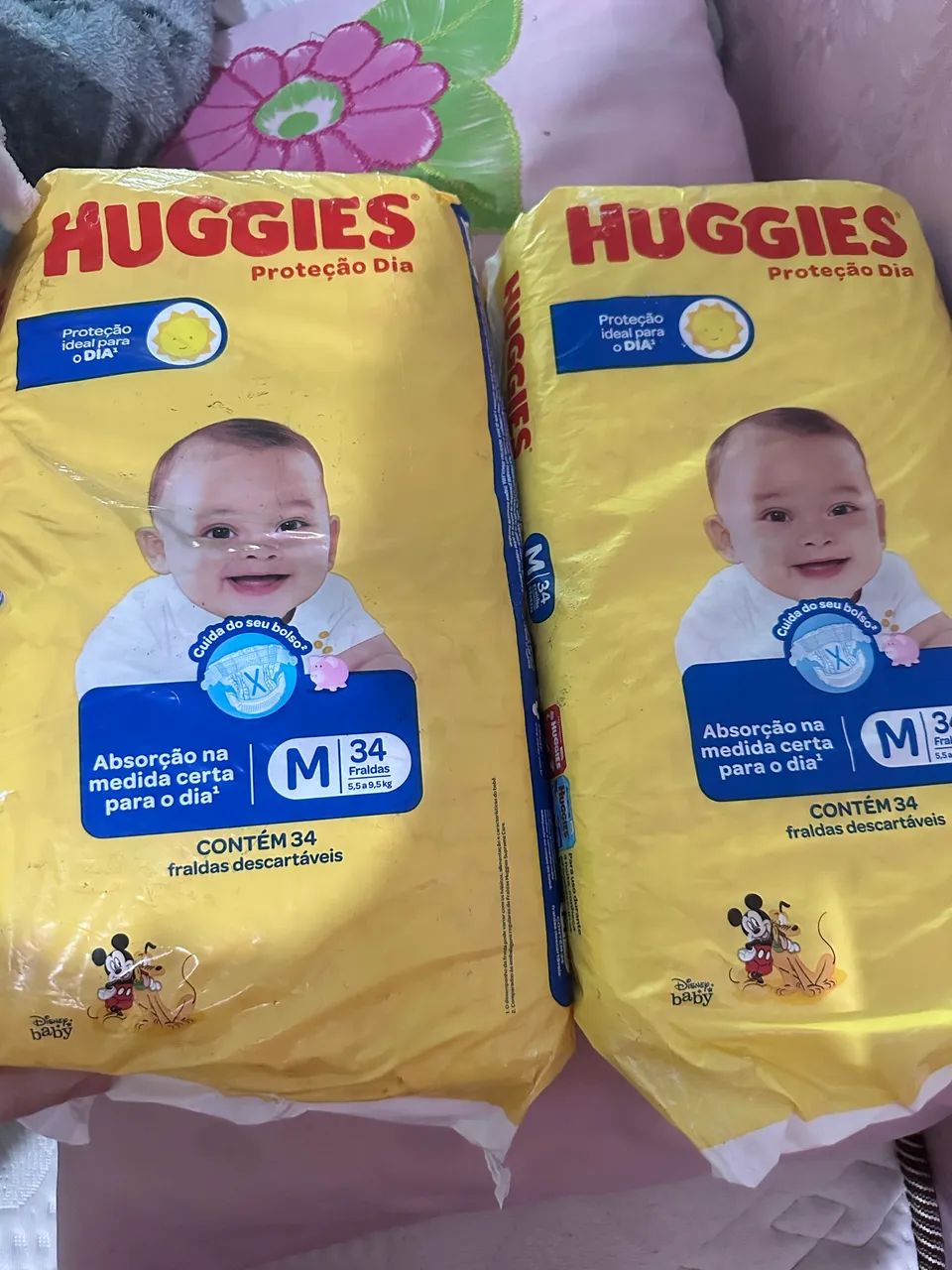 FRALDAS HUGGIES M