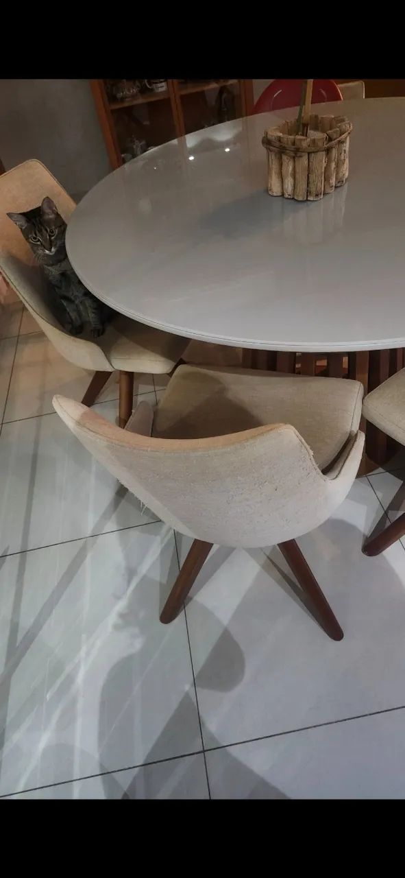 Mesa de jantar redonda - Foto 4