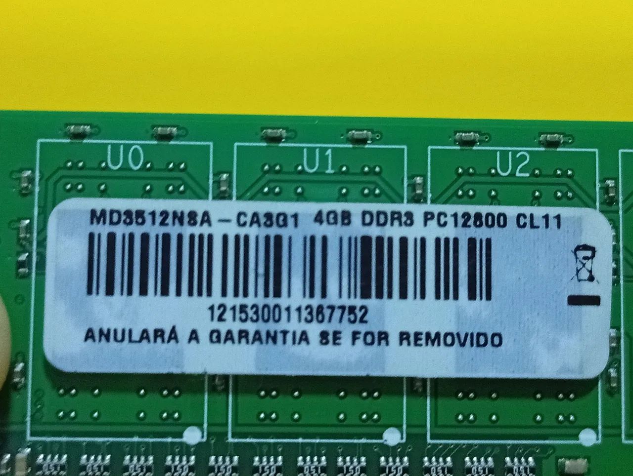 Memória 4GB DDR3 PC12800 - Foto 2