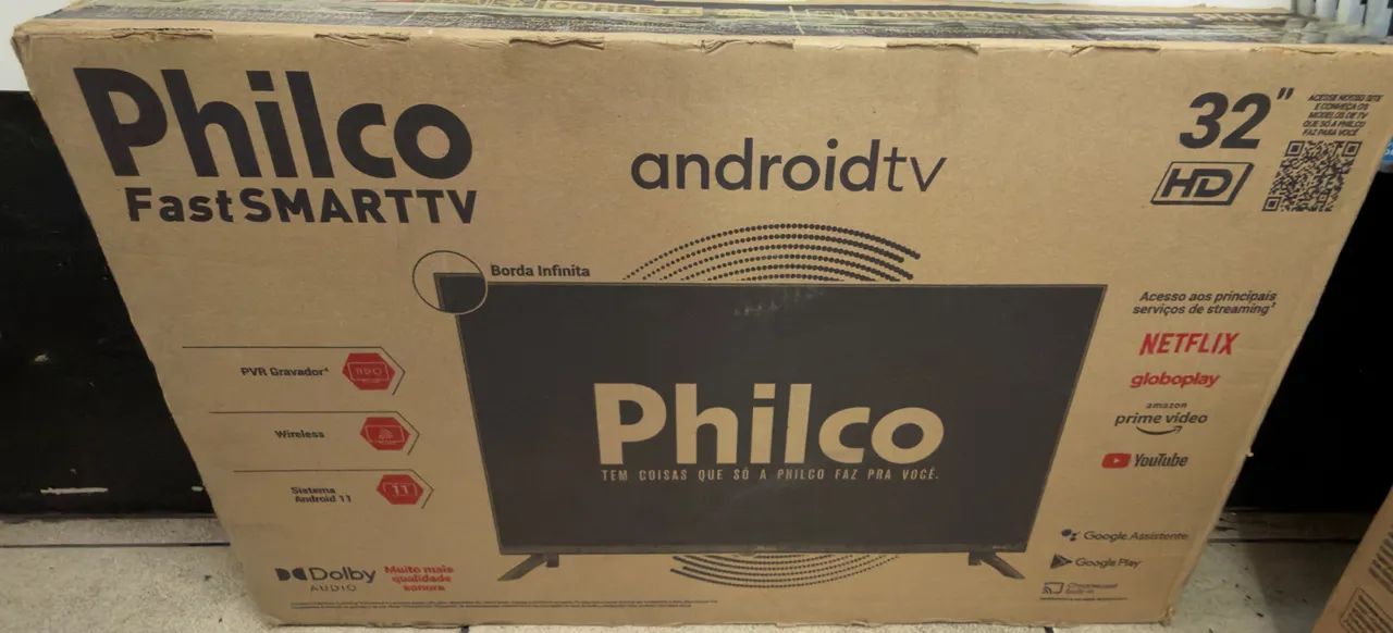 Tv 32 smart roku na caixa  - Foto 3
