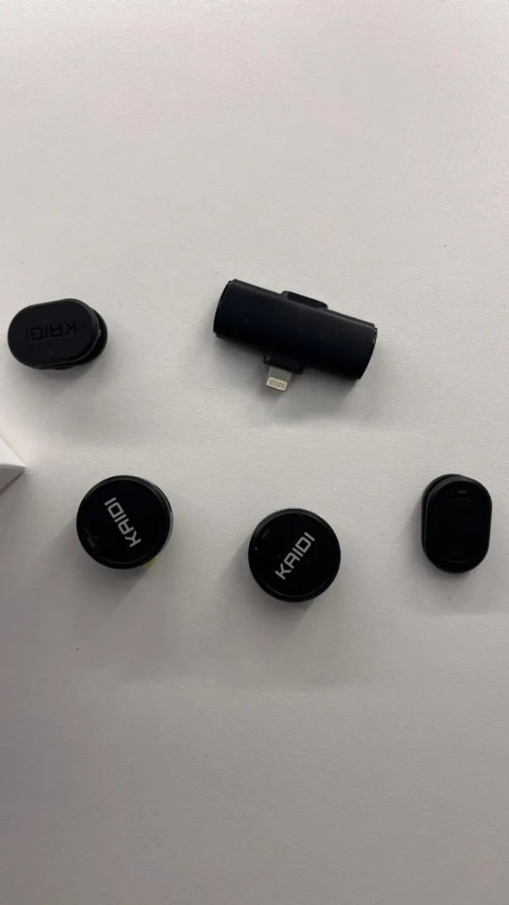 Microfone Bluetooth KAIDI semi novo  - Foto 5