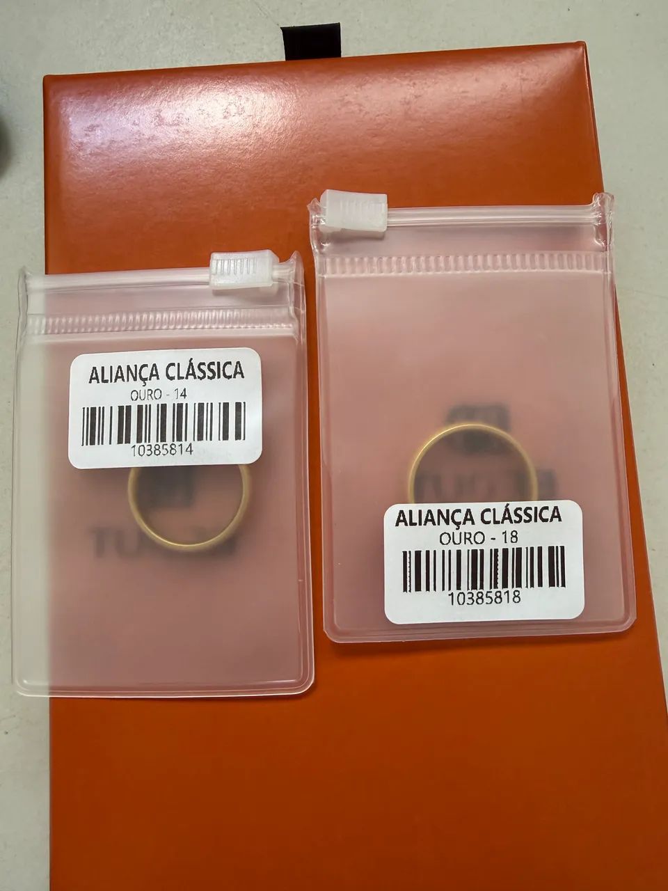 ALIANÇAS 18 E 14 NUNCA UTILIZADAS - Foto 3