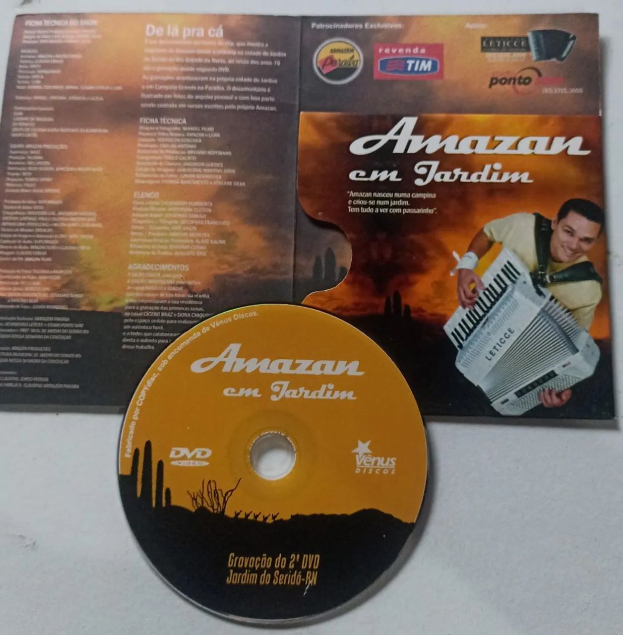 Combo 2 DVD+CD Amazan no Jardim <br>R$ 50 - Foto 3