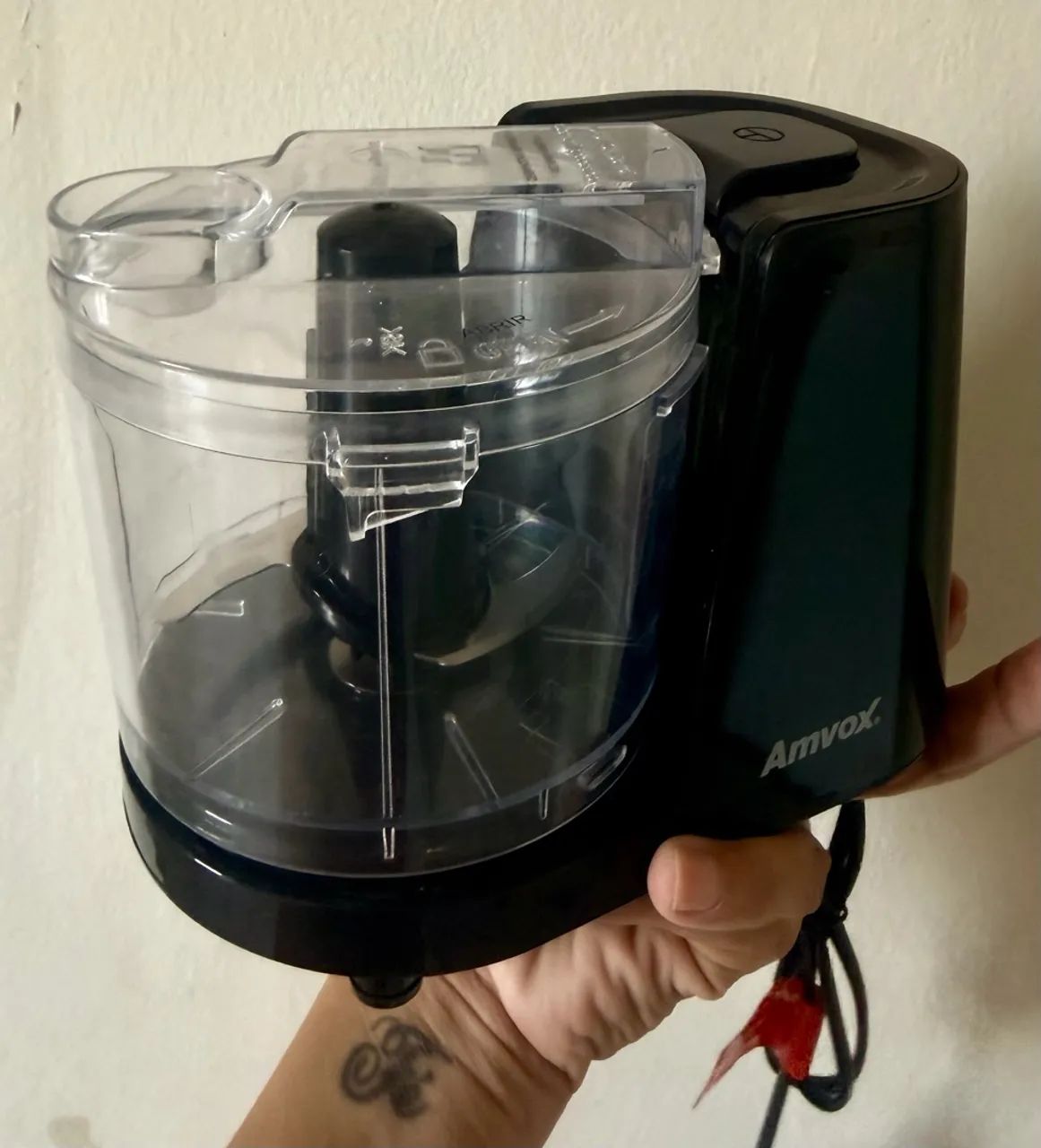 Mini processador elétrico Amvox - Foto 3