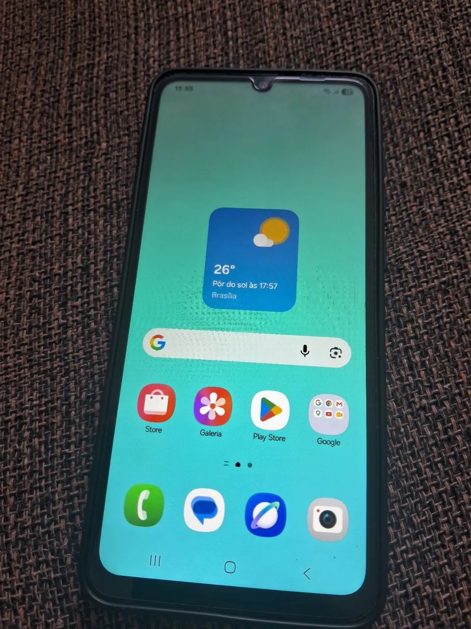 Samsung A05 com capinha e película 330,00 