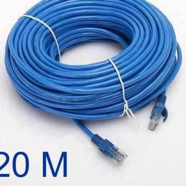 Cabo de rede de internet RJ45e de 20 metros - Foto 3