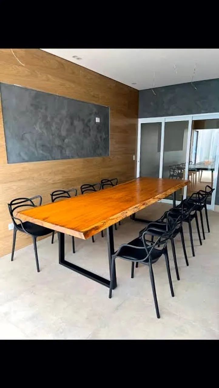 Mesa de madeira maciça  - Foto 3
