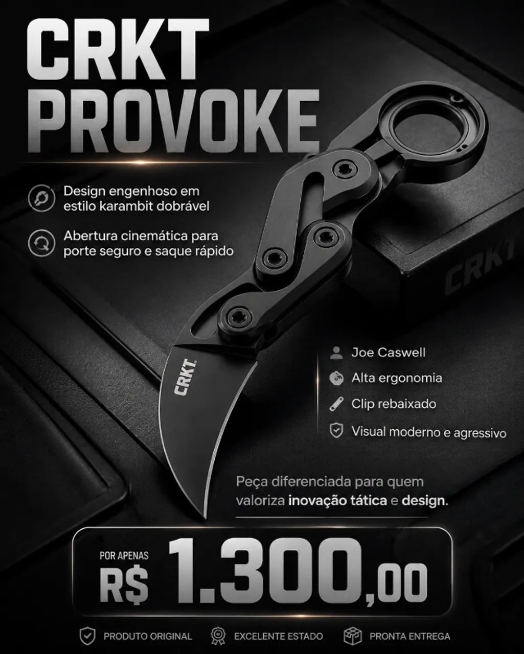 Canivete Karambit CRKT PROVOKE