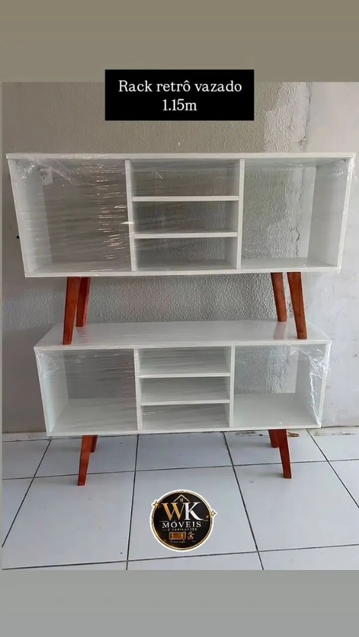 Rack retrô vazado