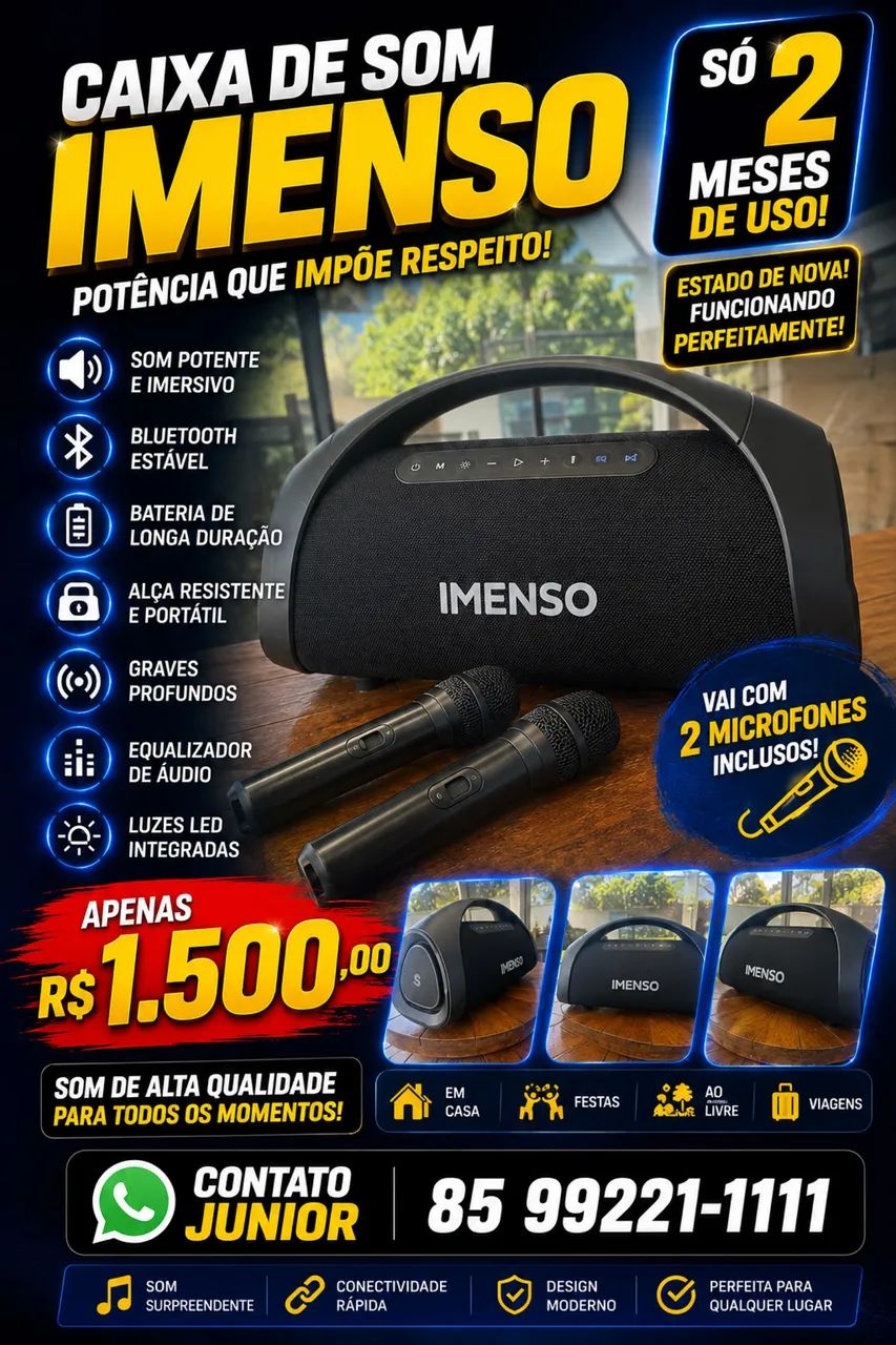 O terror da boom Box 4 imenso X73 - Foto 5