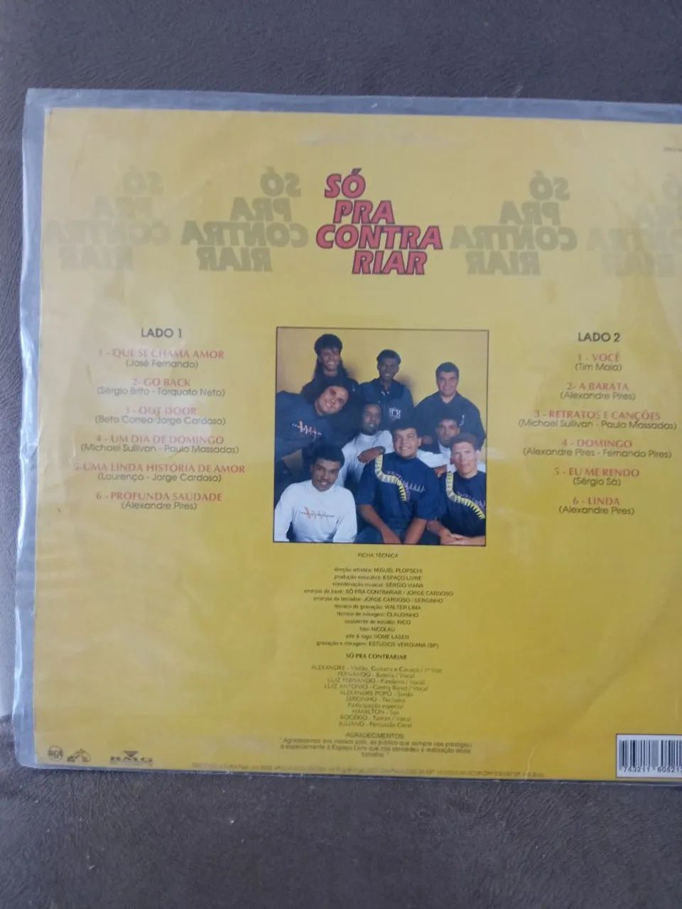 vendo disco de vinil Pagode, Só pra Contrariar, em ótimo estado de conservação. - Foto 2