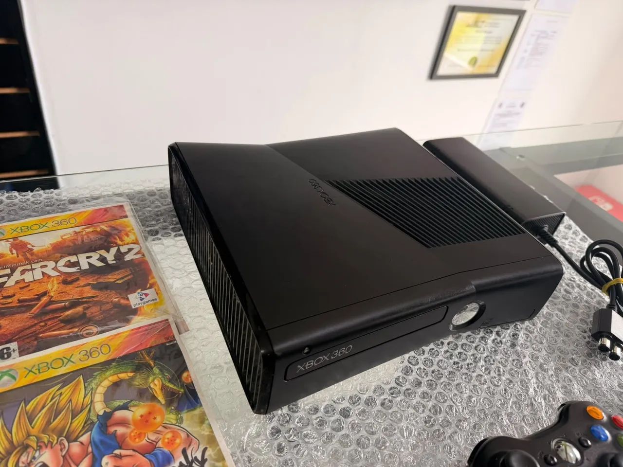 Xbox 360 Slim com jogos  - Foto 3