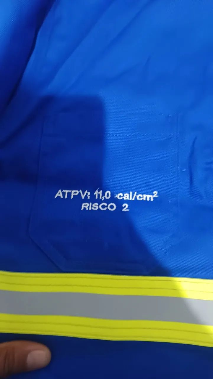 Camisa eletricista risco 2 - Foto 2
