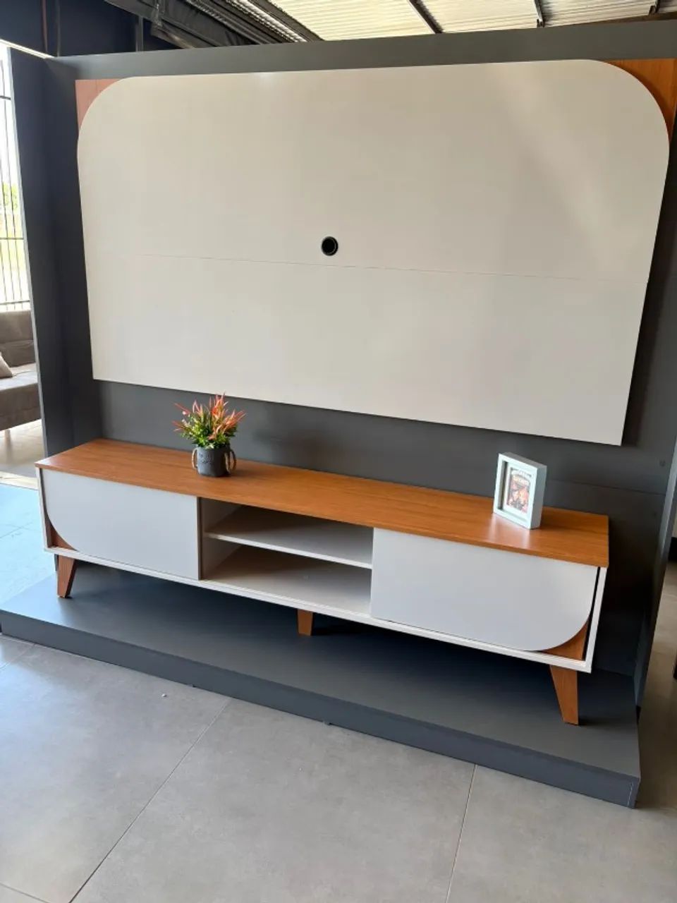 conjunto painel e rack - Foto 3