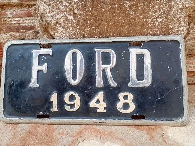 Placa original Ford 1948