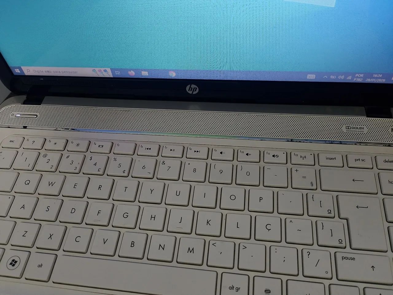 Notebook HP Branco 64 bits