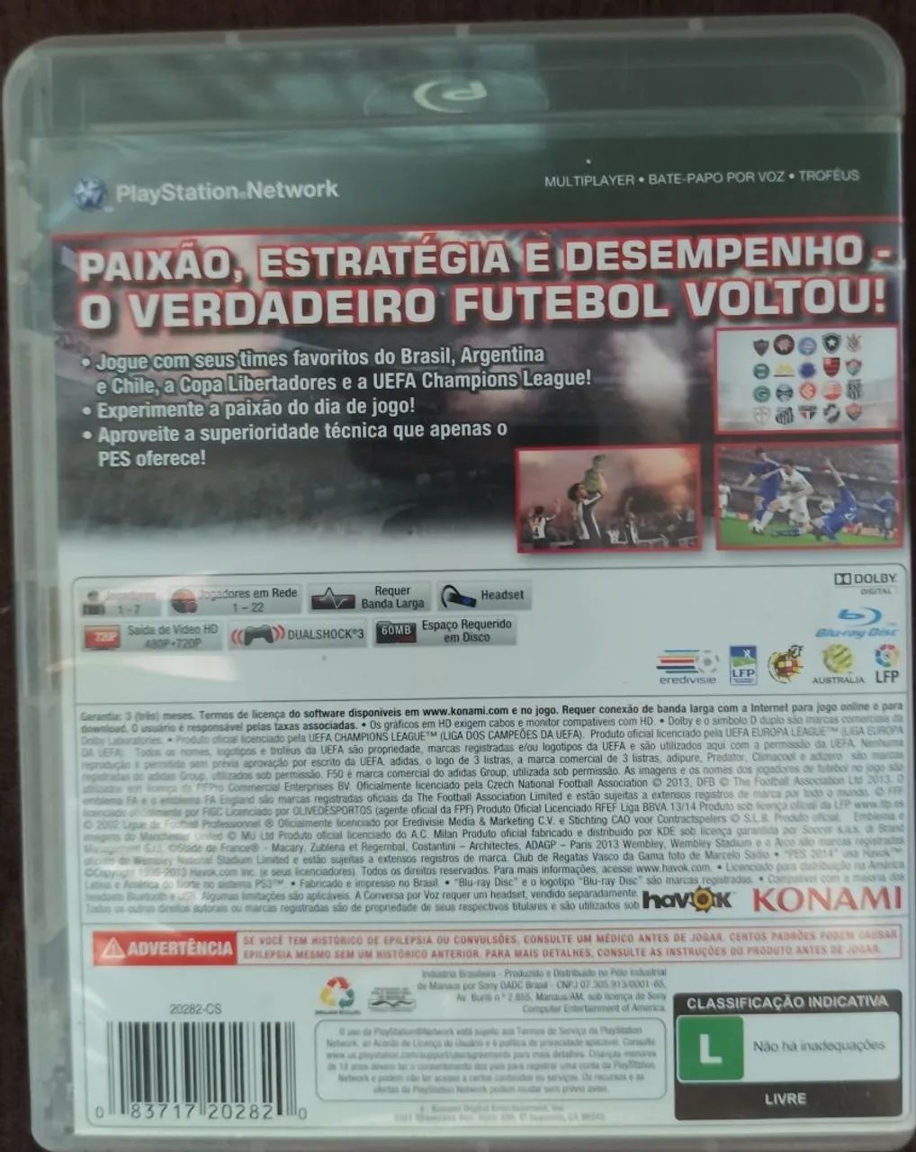 PES 2014 PS3 - Foto 5