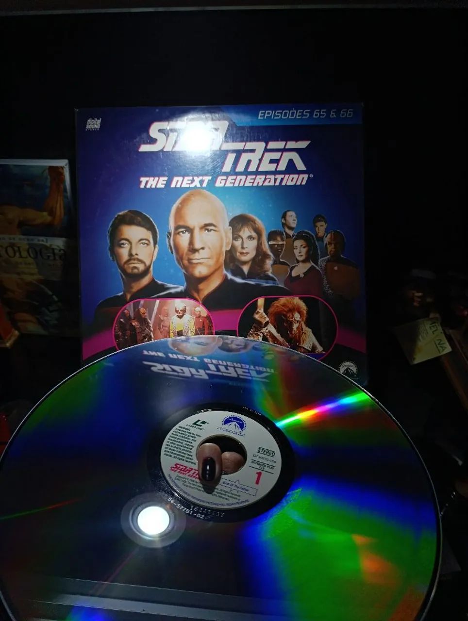  Laserdisc Star Trek The Next Generation 65 e 66
