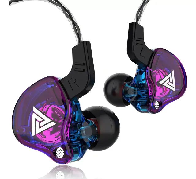 Fone De Ouvido QKZ AK6 Retorno De Palco Com Microfone - Foto 2