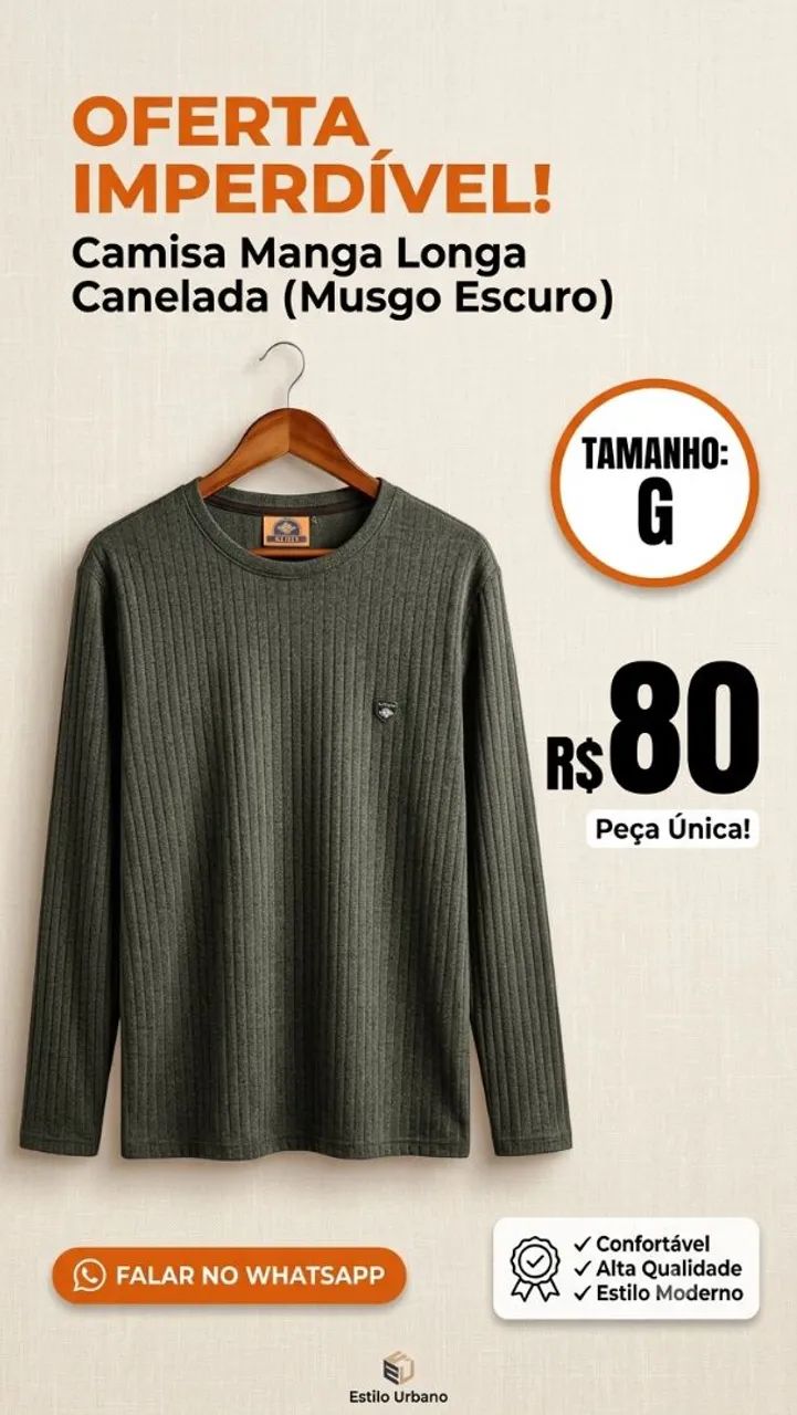 Camisa Manga Longa 