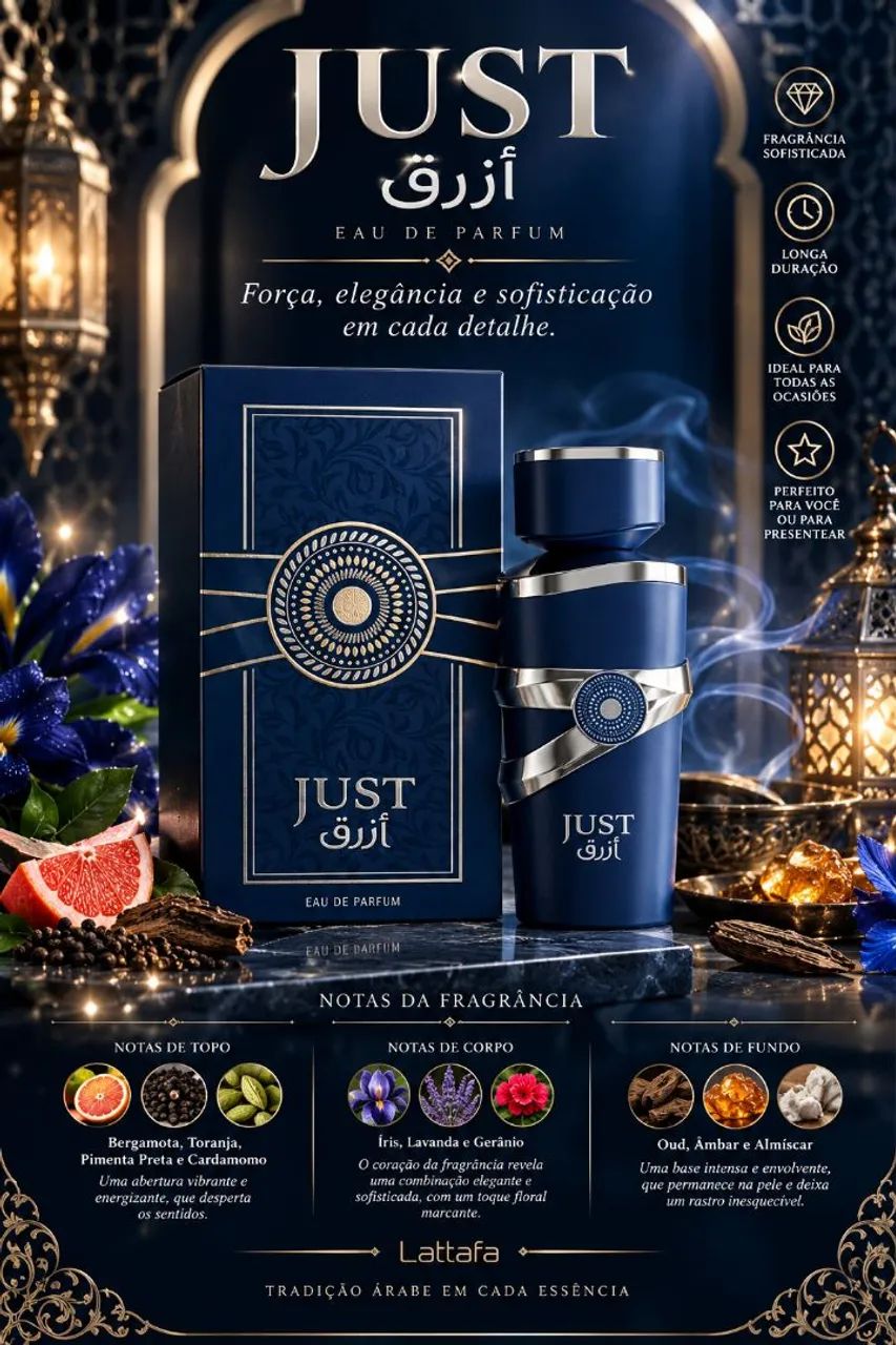 Perfume árabe Just Blue 