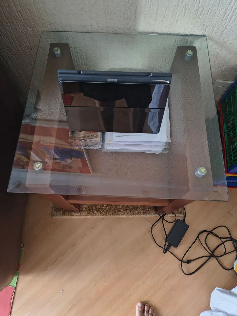 Mesa madeira apoio de centro  - Foto 2