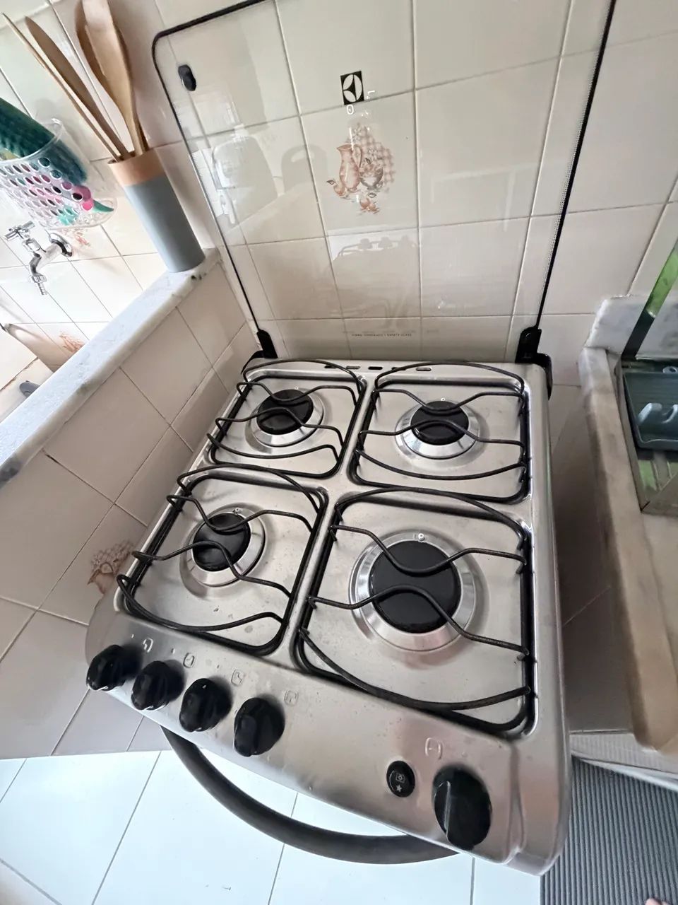 Fogão Electrolux Inox 4 Bocas - Conservado e Funcionando Perfeitamente - Foto 4