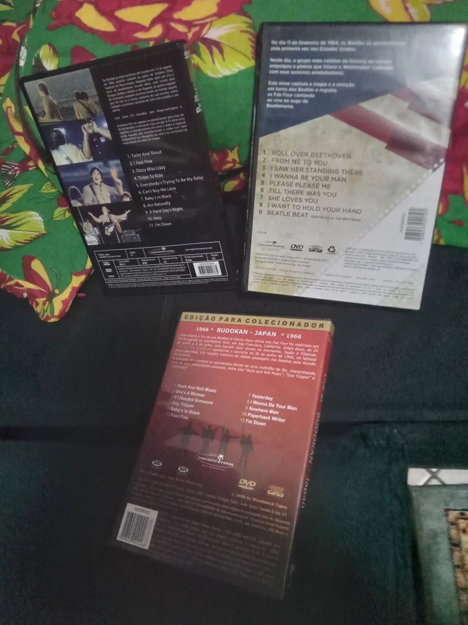 3 DVDs shows Beatles Ao Vivo Budokan Shea e Washington - Foto 2