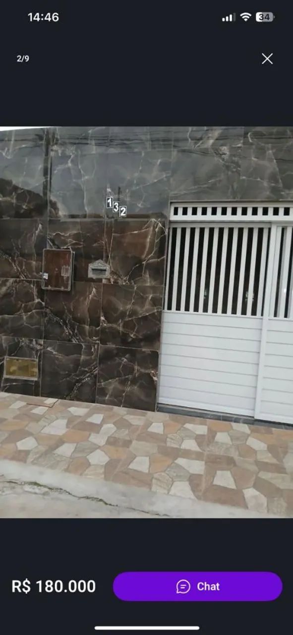 Casa no rosa do sol