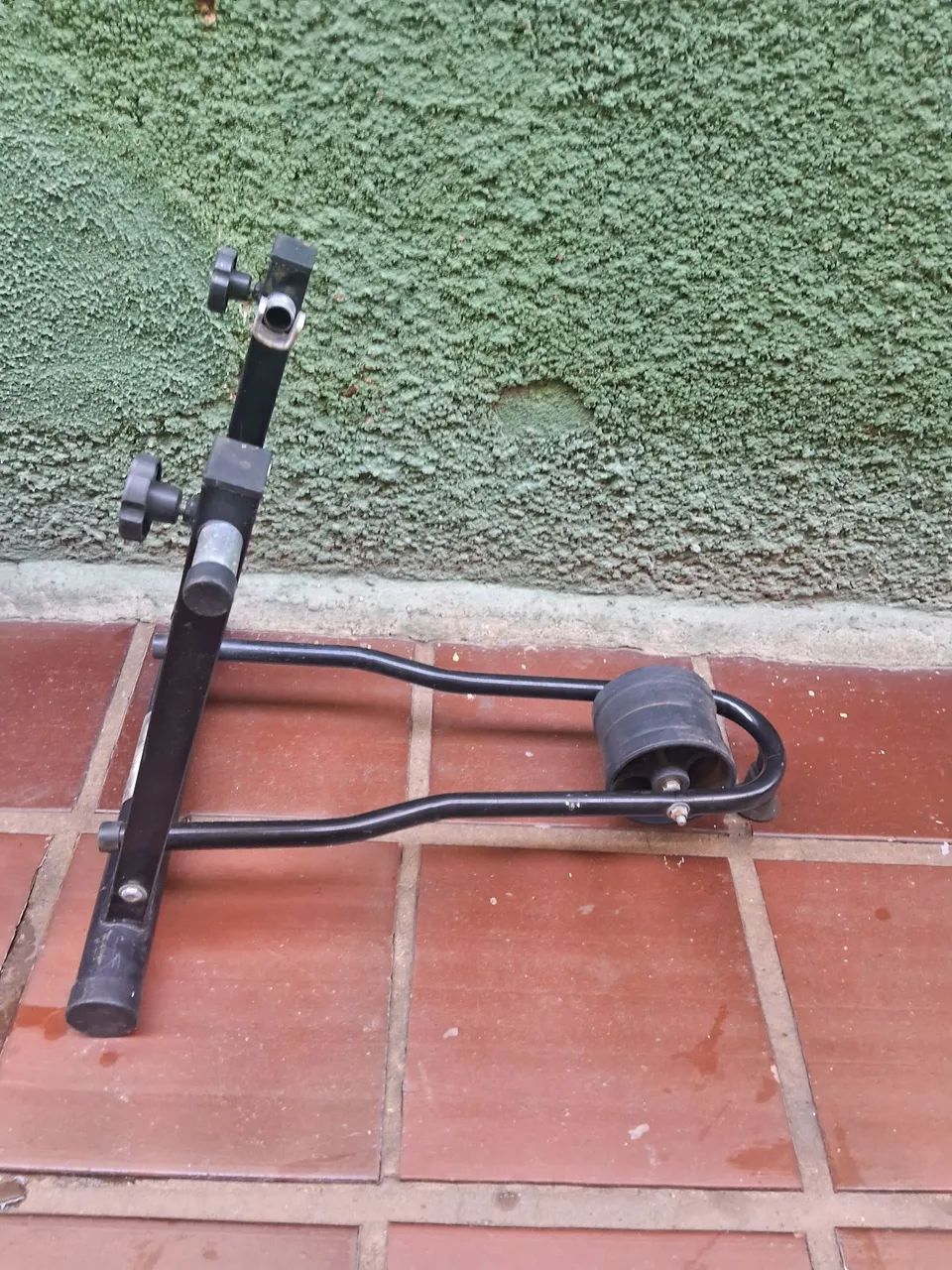 Lona,cintas,carrinho e suporte para andar de bike em casa - Foto 4