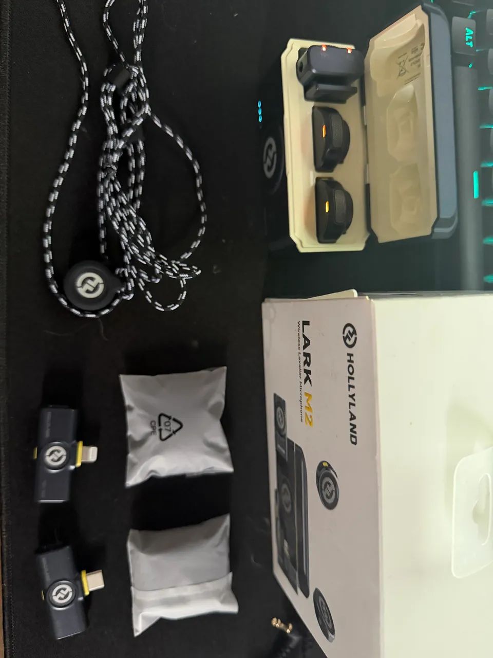Hollyland Lark M2 Wireless Lavalier Microphone Combo - Completo - Foto 5