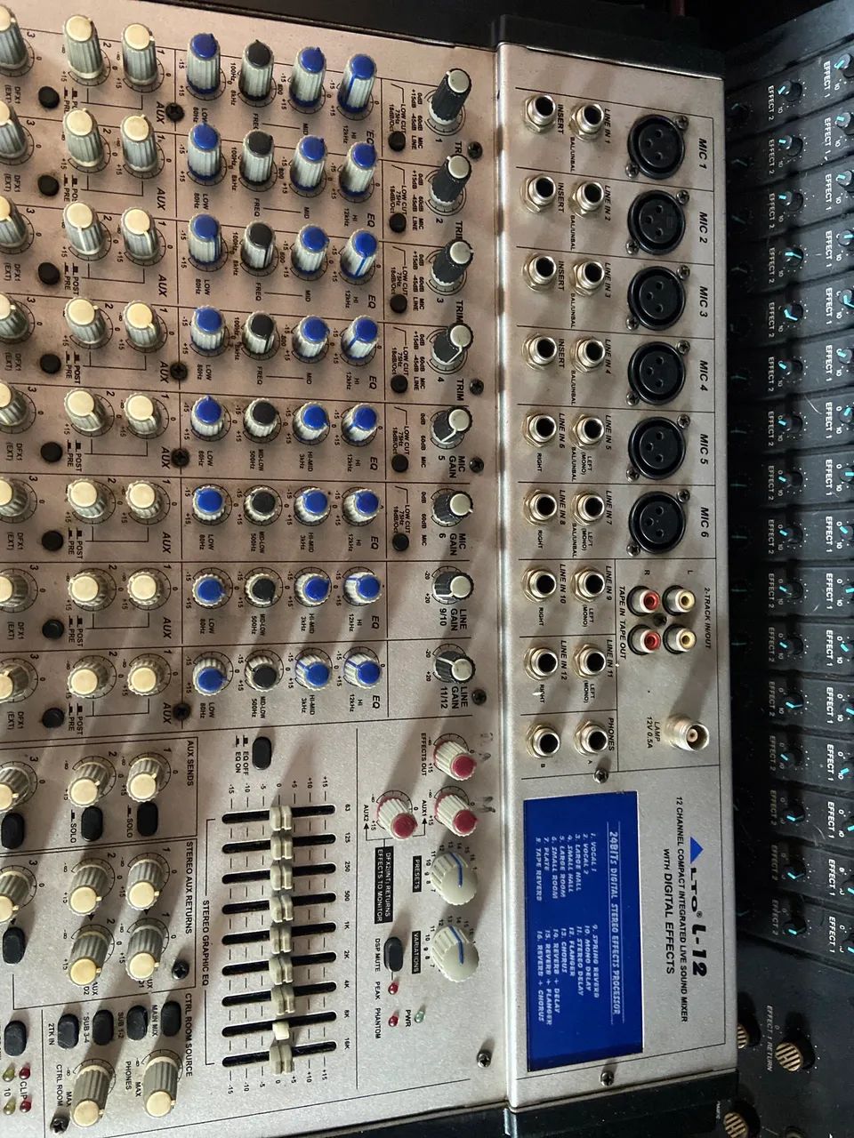 Mesa de som LTO L12  - Foto 2